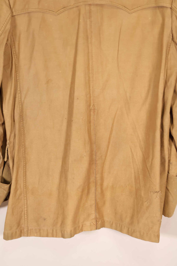 実物　1940年代　ドイツ軍　サファリアーナジャケット　ボタン欠損あり　中古品