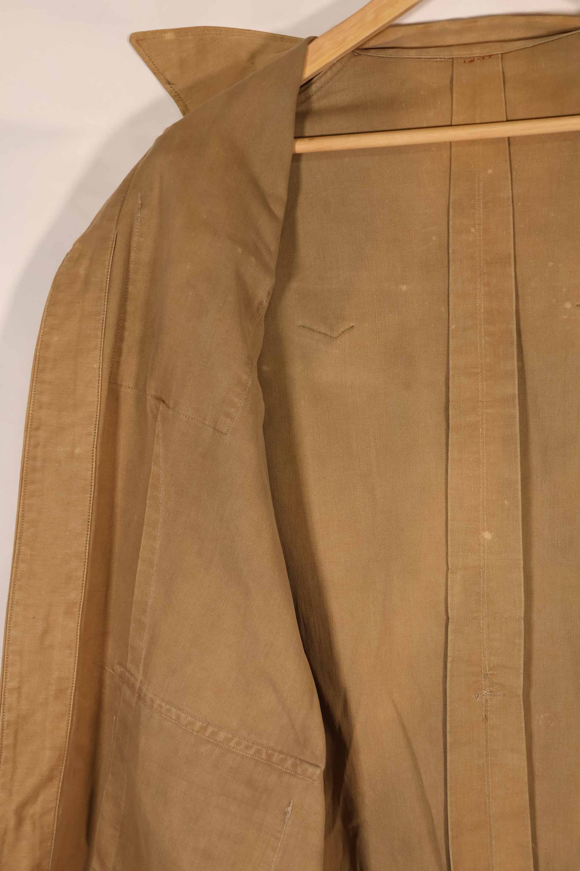 実物　1940年代　ドイツ軍　サファリアーナジャケット　ボタン欠損あり　中古品