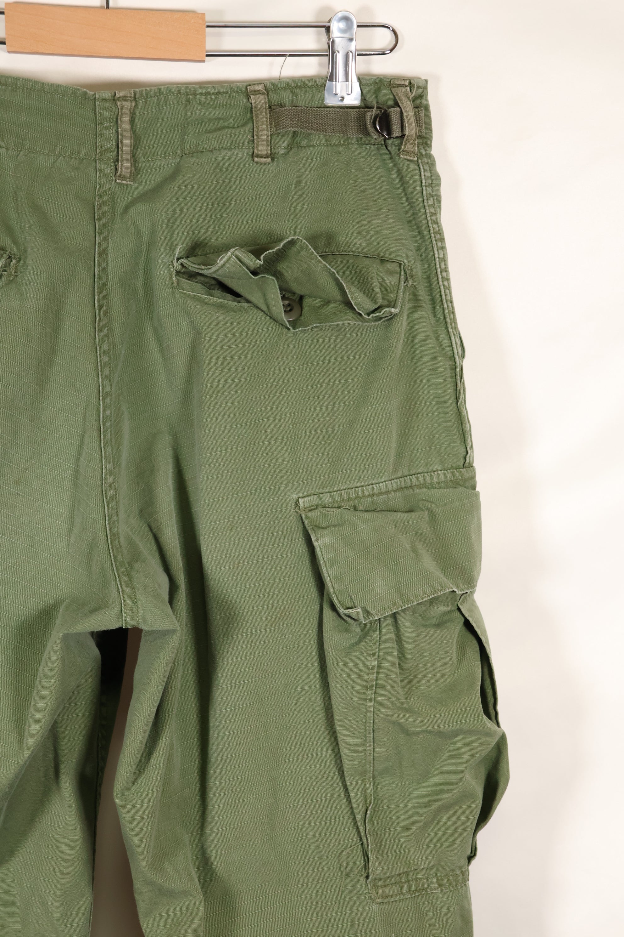 Circa 1968 S-R Size 4th Model Jungle Fatigue Pants, used, film company release B