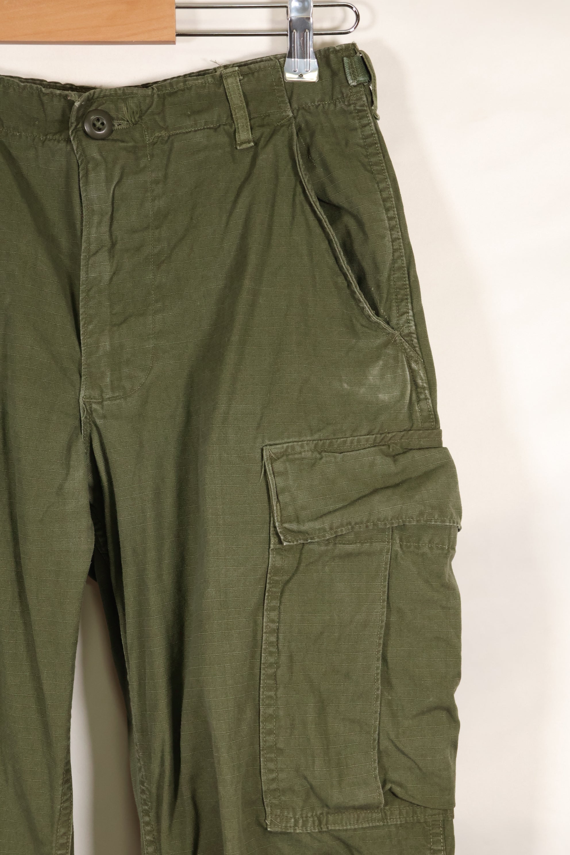 Circa 1969 S-R Size 4th Model Jungle Fatigue Pants, Used, Released by Film Company