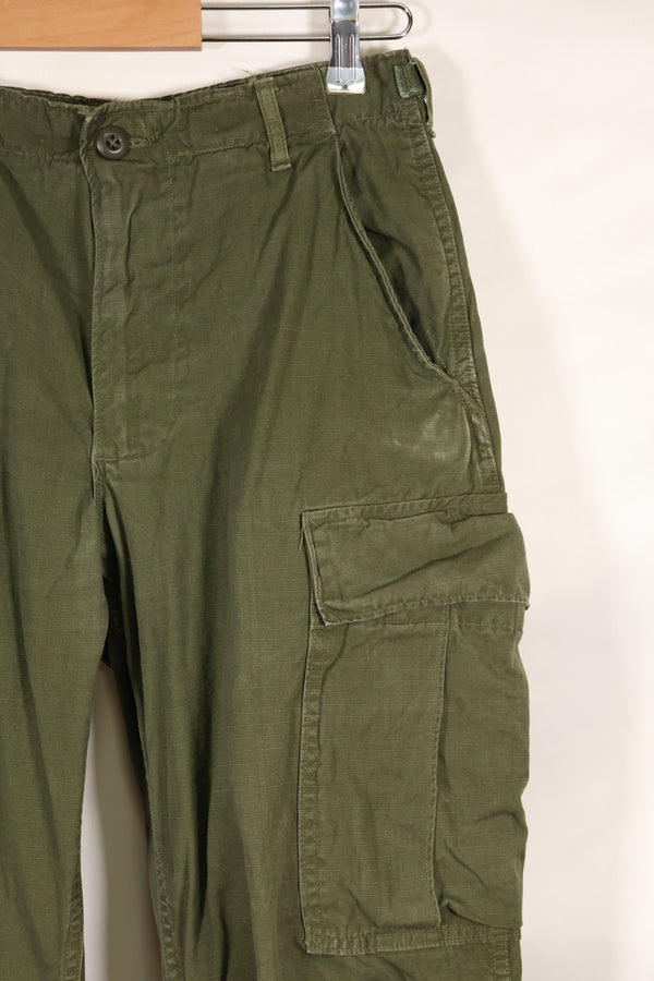 Circa 1969 S-R Size 4th Model Jungle Fatigue Pants, Used, Released by Film Company
