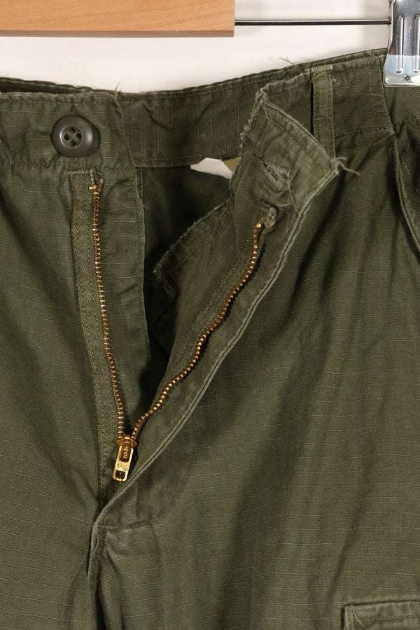 Circa 1969 S-R Size 4th Model Jungle Fatigue Pants, Used, Released by Film Company