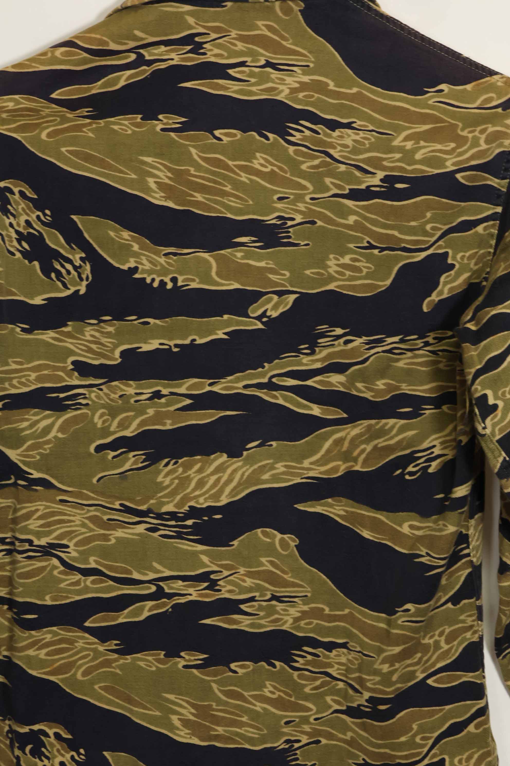 1960年代　ゴールドタイガー　タイガーストライプシャツ　Asianカット　スタンプなし　状態良い　中古品