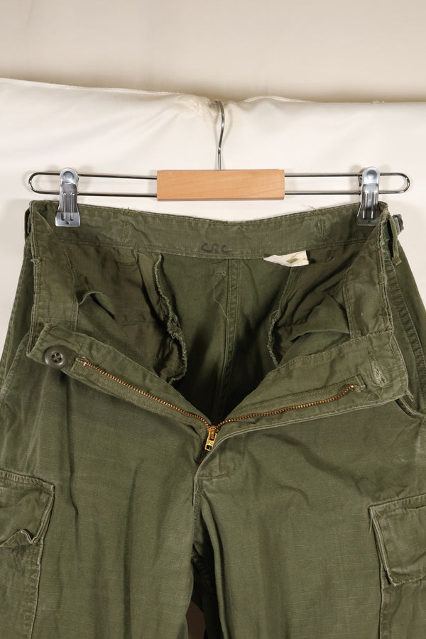 Circa 1969 S-R Size 4th Model Jungle Fatigue Pants, Used, Released by Film Company