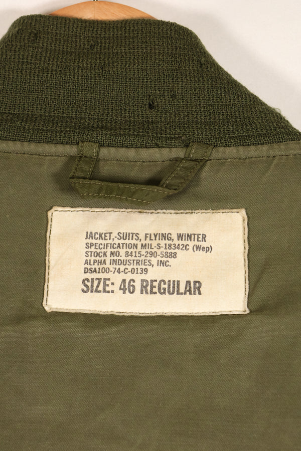 1974 Contract, 46R, U.S. Navy, G-8 WEP Jacket, TOP GUN Instructor Jacket, Used
