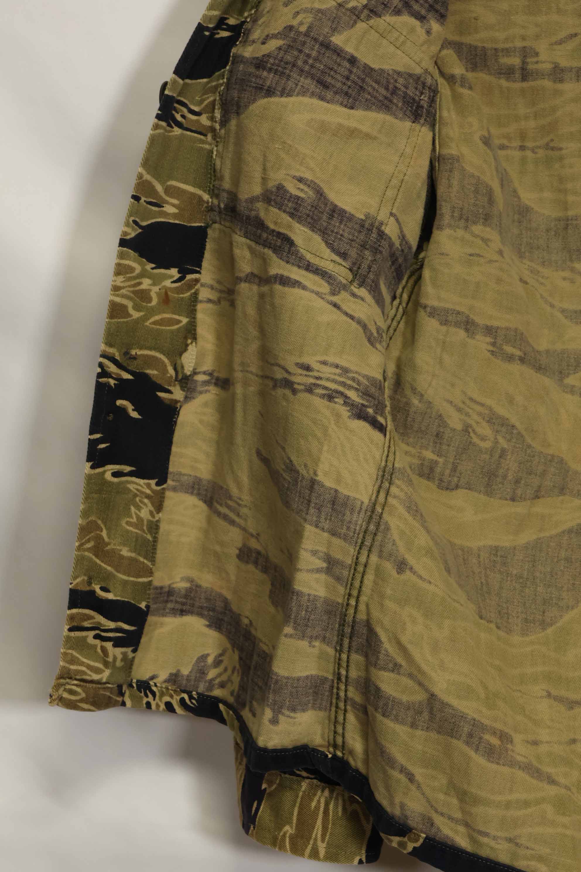 1960年代　ゴールドタイガー　タイガーストライプシャツ　Asianカット　スタンプなし　状態良い　中古品