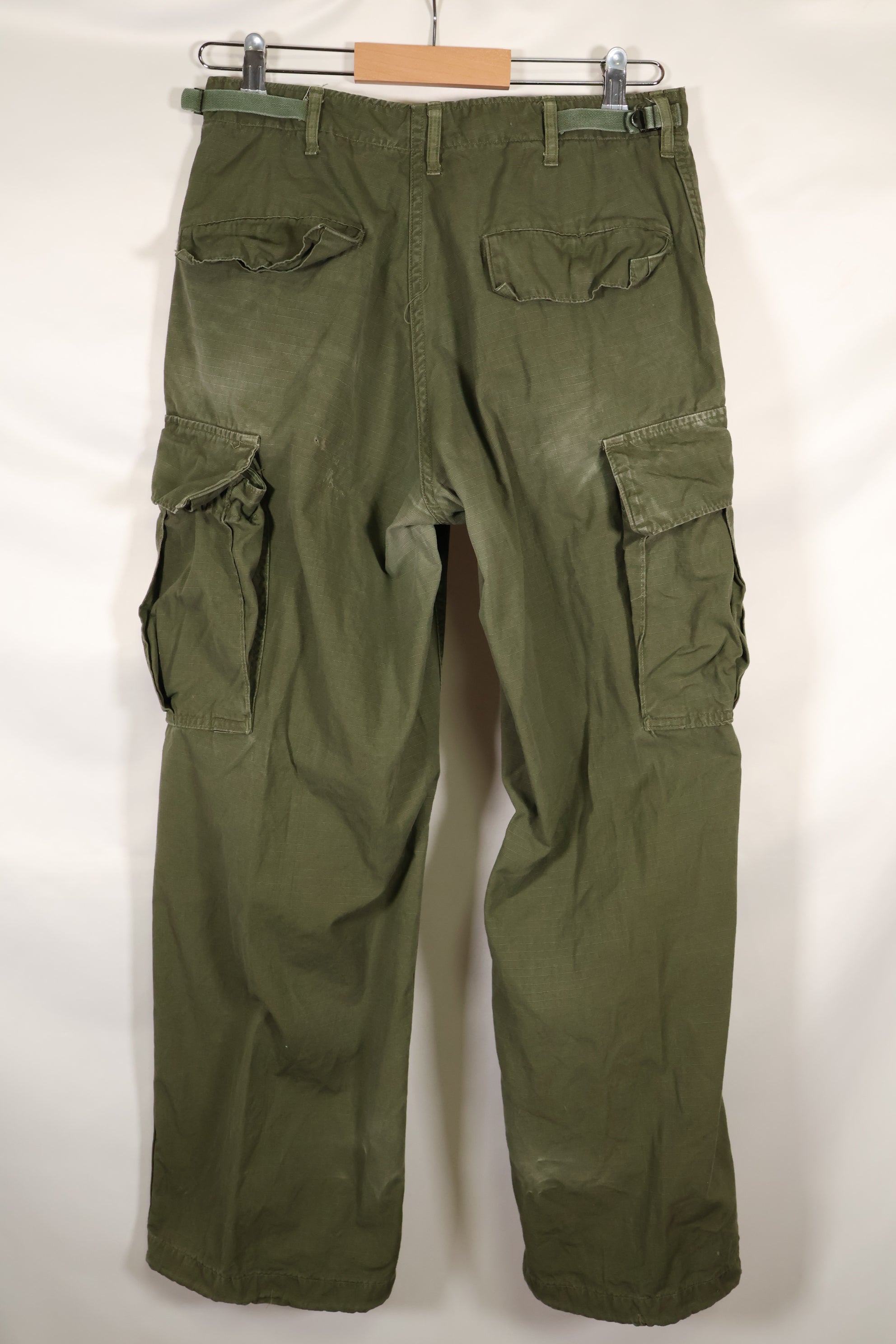 Circa 1969 S-R Size 4th Model Jungle Fatigue Pants, Used, Released by Film Company