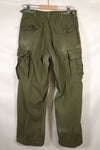 Circa 1969 S-R Size 4th Model Jungle Fatigue Pants, Used, Released by Film Company
