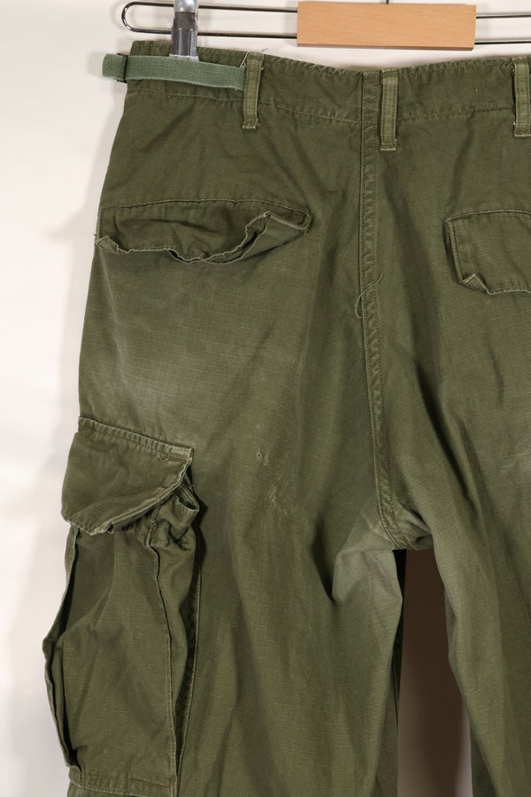 Circa 1969 S-R Size 4th Model Jungle Fatigue Pants, Used, Released by Film Company