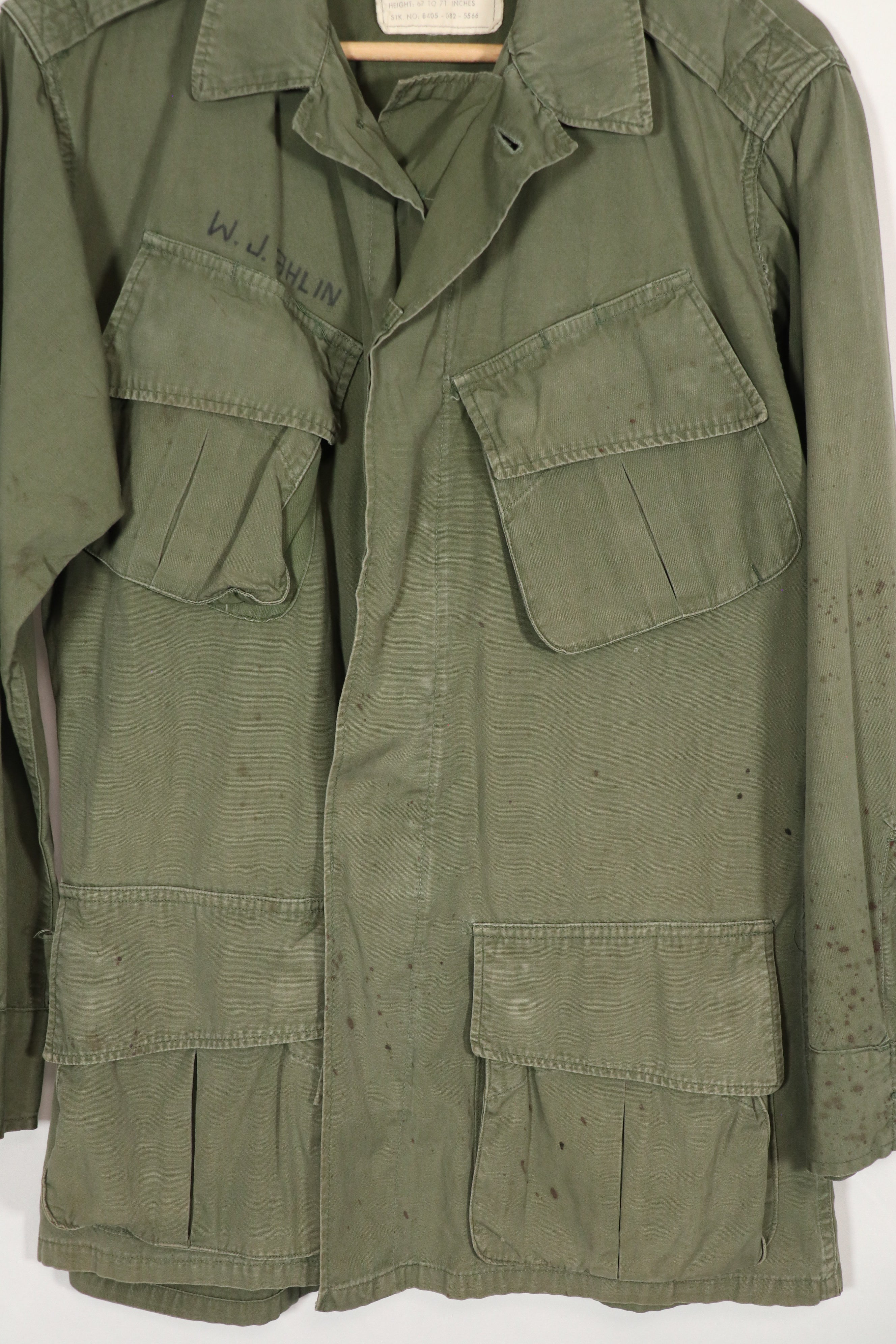実物　2nd Model ジャングルファティーグ ジャケット　S-R　汚れあり