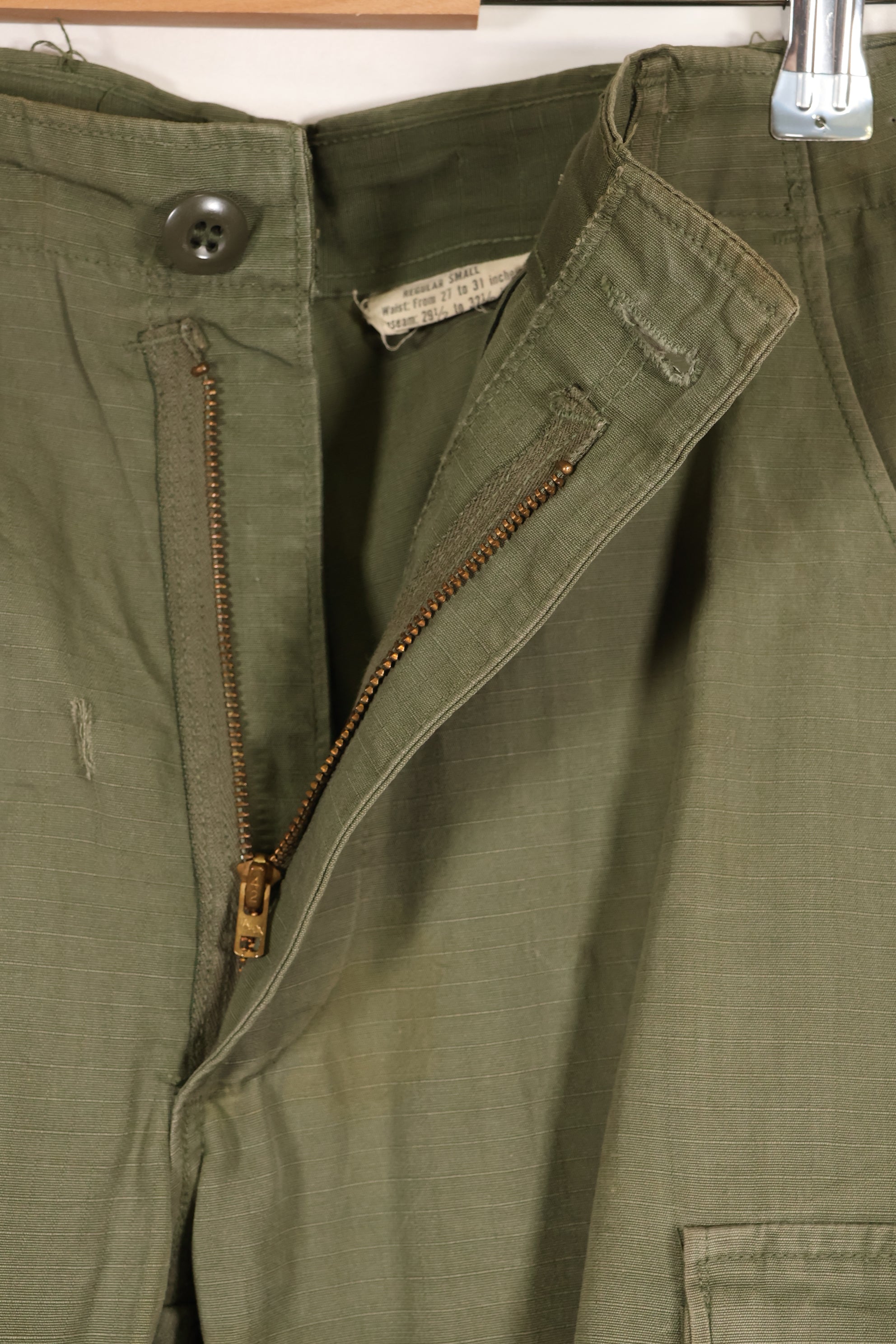 Circa 1969 S-R Size 4th Model Jungle Fatigue Pants, used, film company release B