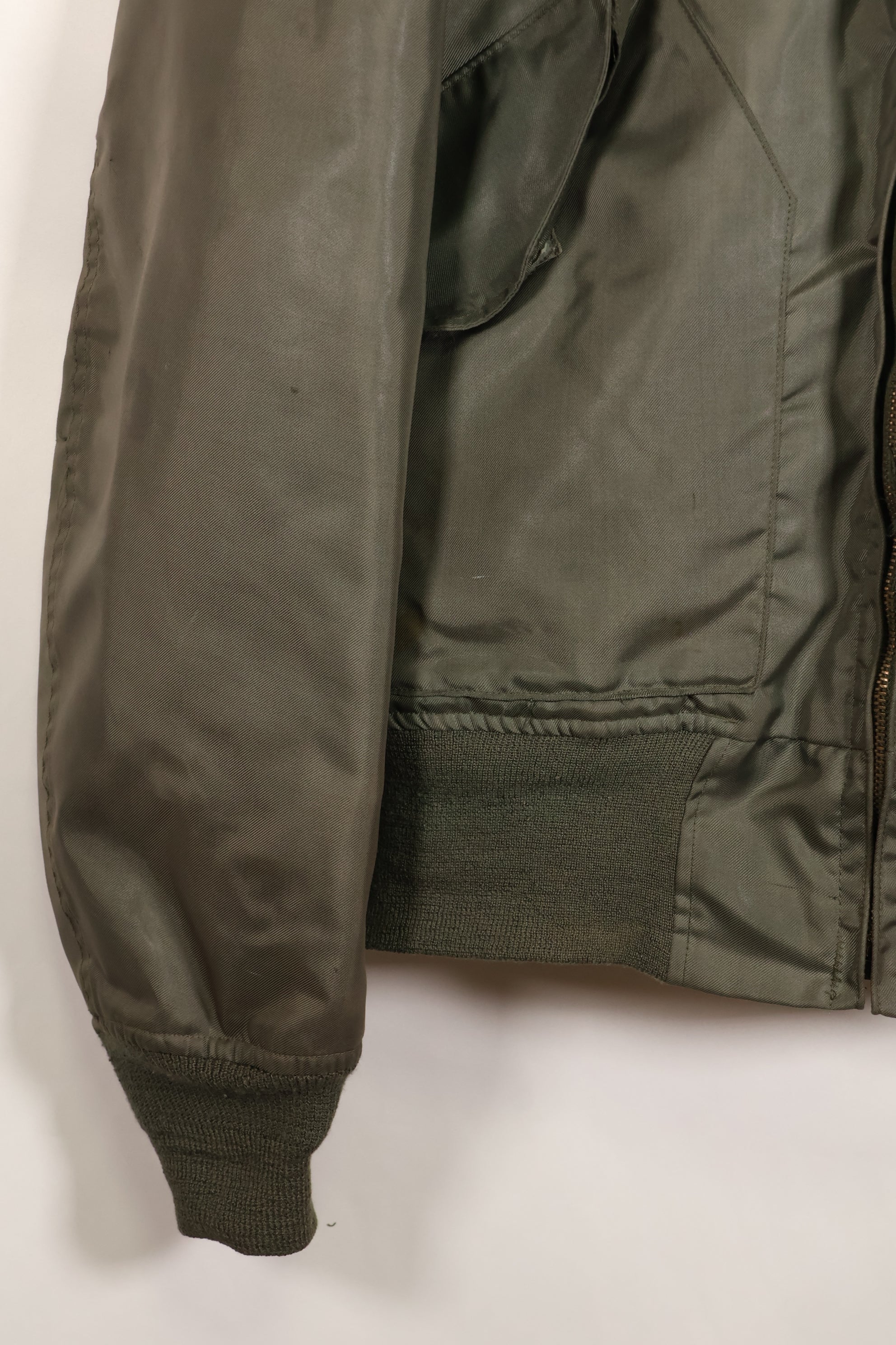 1970s–early 1980s: Estimated LARGE CWU-36P 2nd Model Flight Jacket, Light Zone, Used