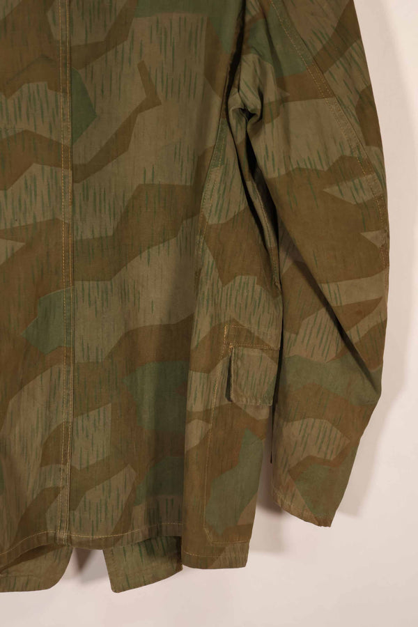 実物　1940年代　ドイツ軍　スプリンター迷彩　ローカルメイド　フィールドジャケット　中古品