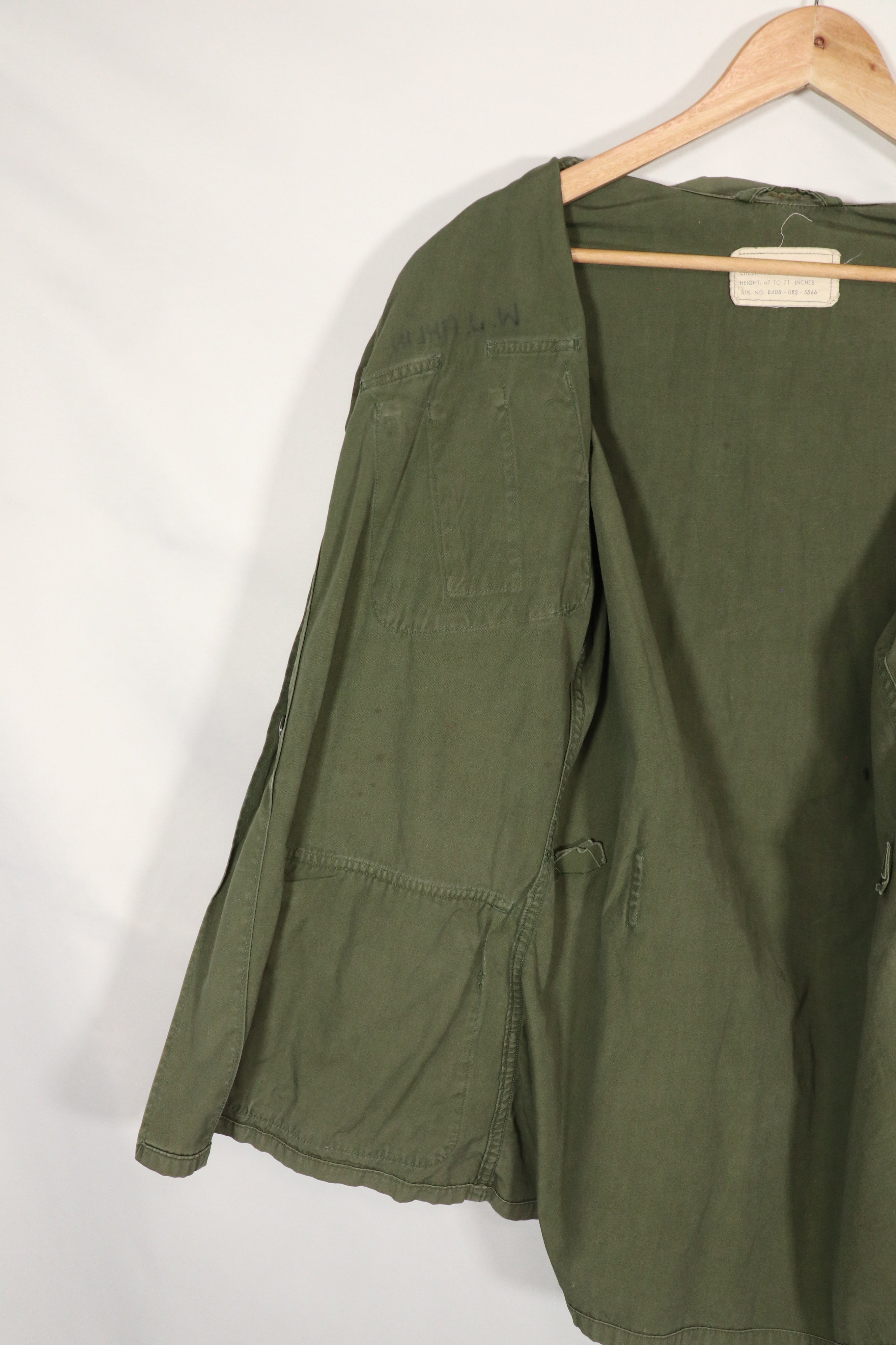実物　2nd Model ジャングルファティーグ ジャケット　S-R　汚れあり