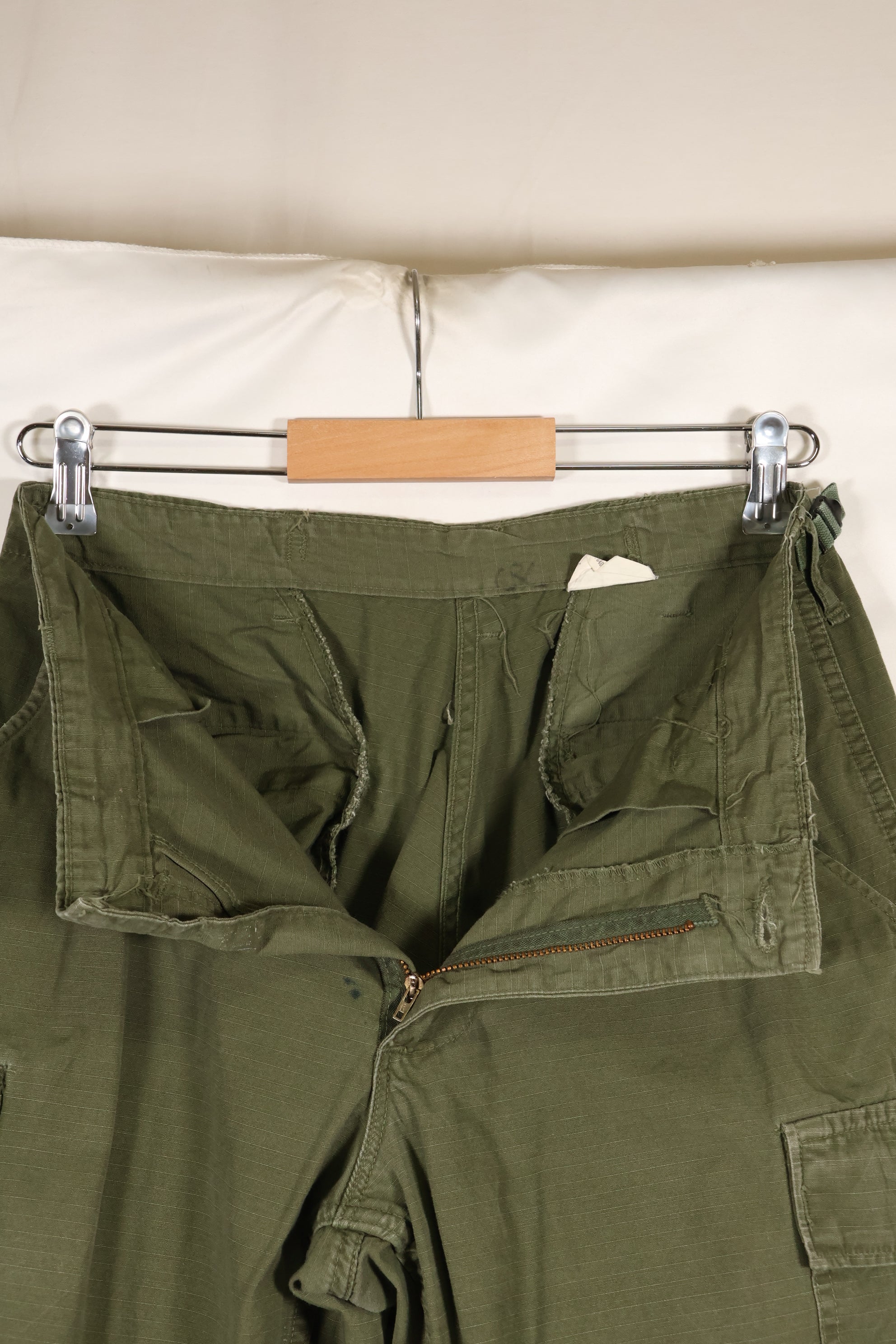 Circa 1969 S-S Size 4th Model Jungle Fatigue Pants, Used, Film Company Release A