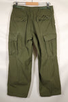 Circa 1969 S-S Size 4th Model Jungle Fatigue Pants, Used, Film Company Release A