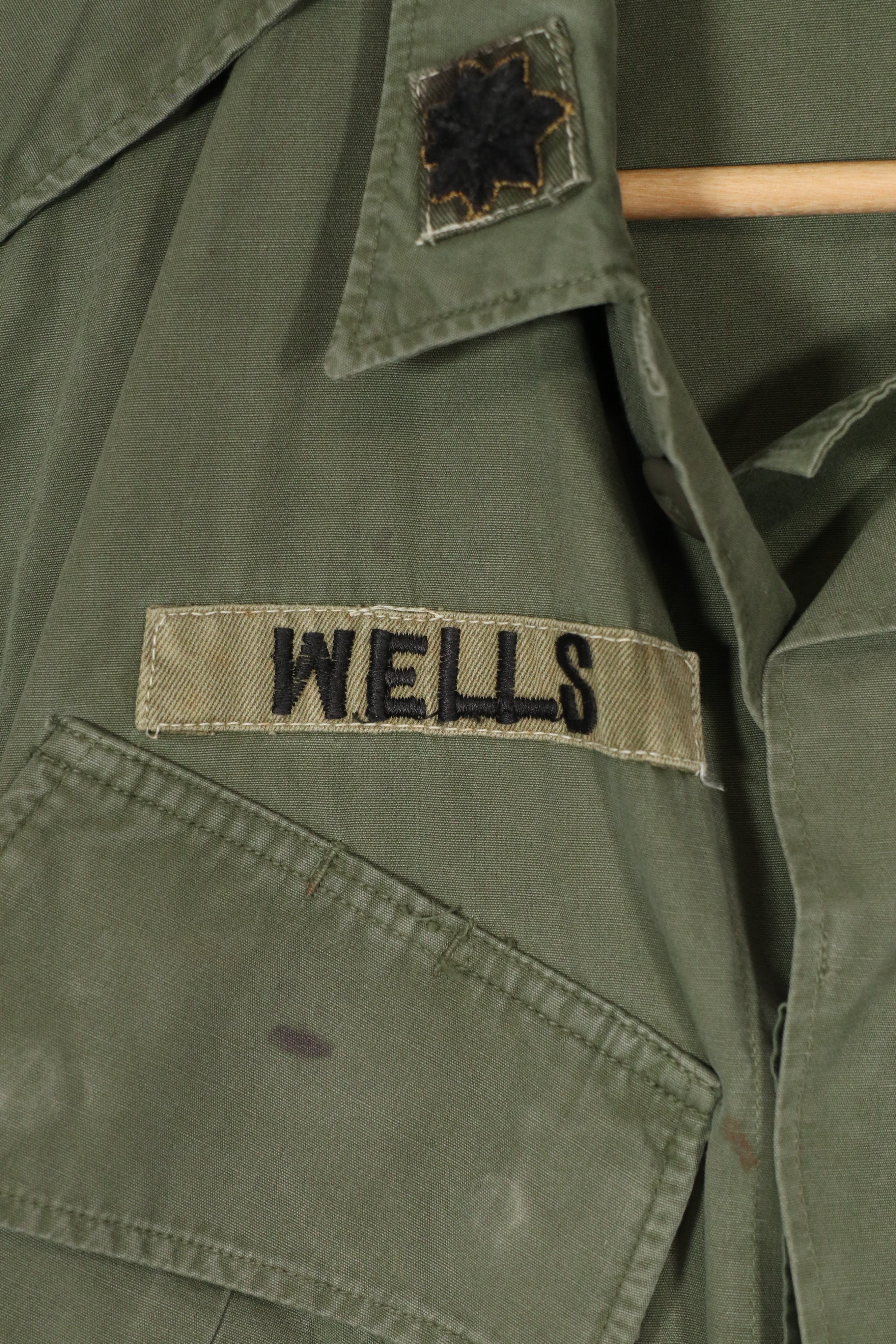 実物　2nd Model ジャングルファティーグ　ジャケット　MACV所属　初付けパッチ　中古品