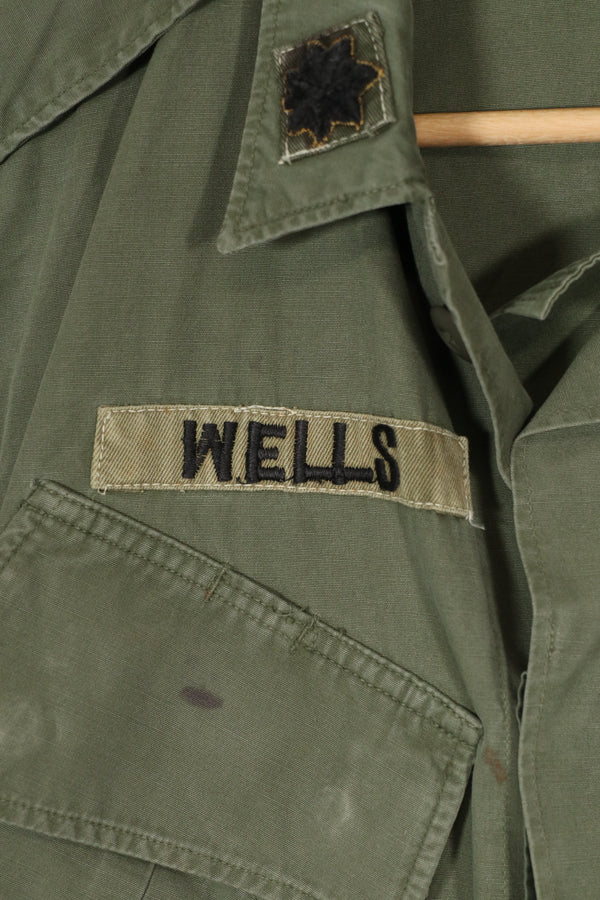 実物　2nd Model ジャングルファティーグ　ジャケット　MACV所属　初付けパッチ　中古品