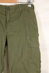 Circa 1969 S-S Size 4th Model Jungle Fatigue Pants, Used, Film Company Release B