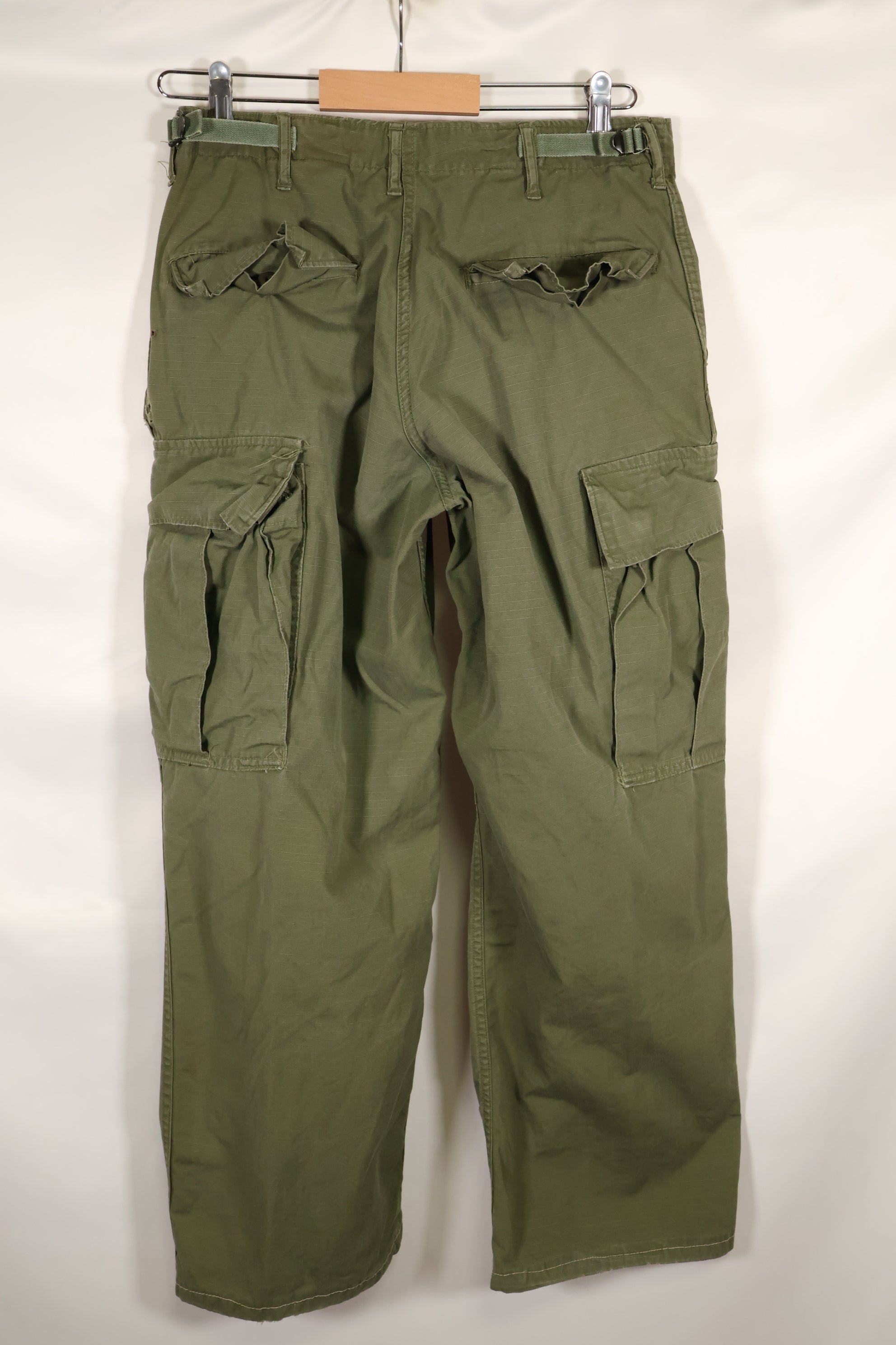 Circa 1969 S-S Size 4th Model Jungle Fatigue Pants, Used, Film Company Release B