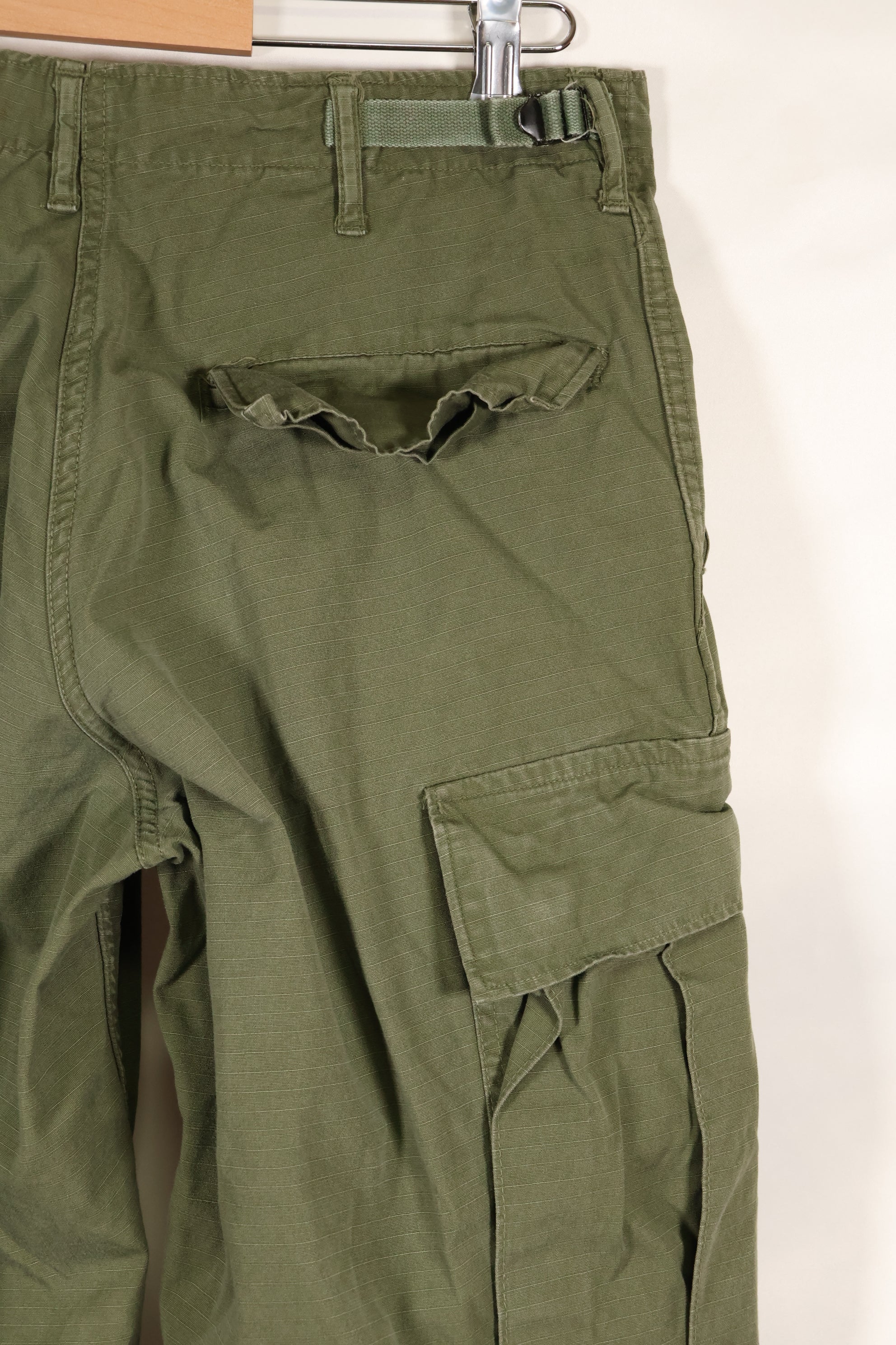 Circa 1969 S-S Size 4th Model Jungle Fatigue Pants, Used, Film Company Release B