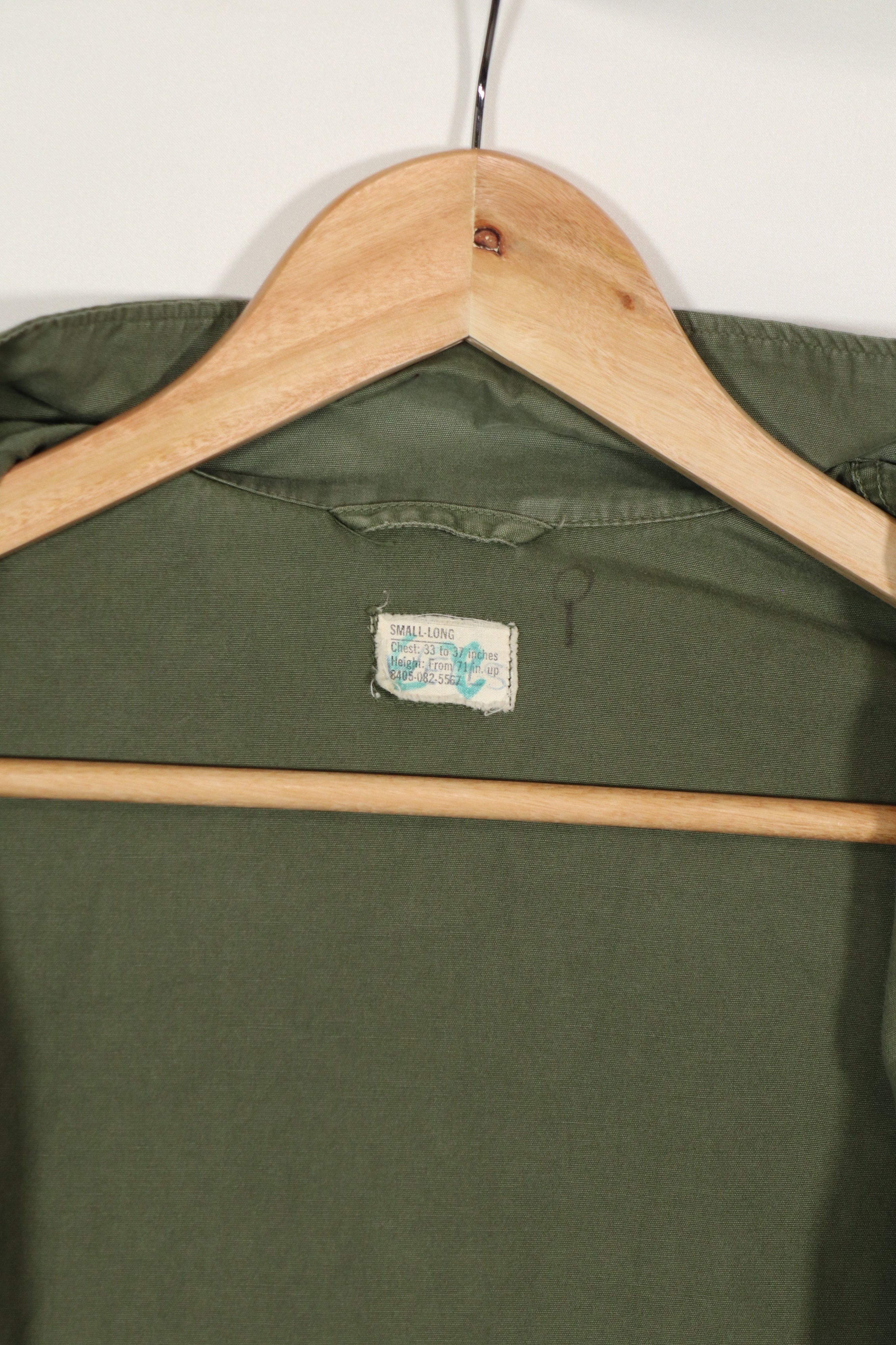 実物　2nd Model ジャングルファティーグ　ジャケット　MACV所属　初付けパッチ　中古品