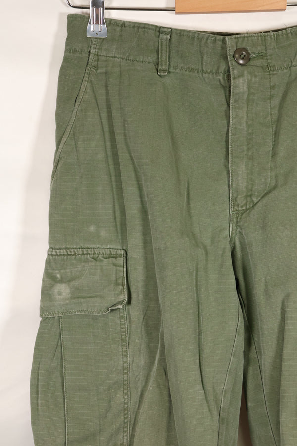 Circa 1968 S-R Size 4th Model Jungle Fatigue Pants, Used, Released by Film Company