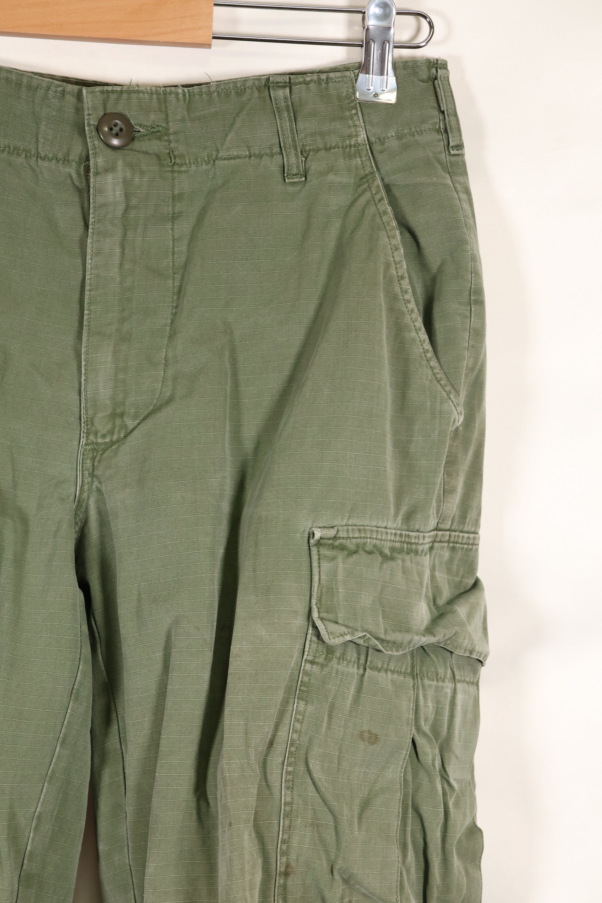 Circa 1968 S-R Size 4th Model Jungle Fatigue Pants, Used, Released by Film Company