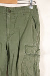 Circa 1968 S-R Size 4th Model Jungle Fatigue Pants, Used, Released by Film Company