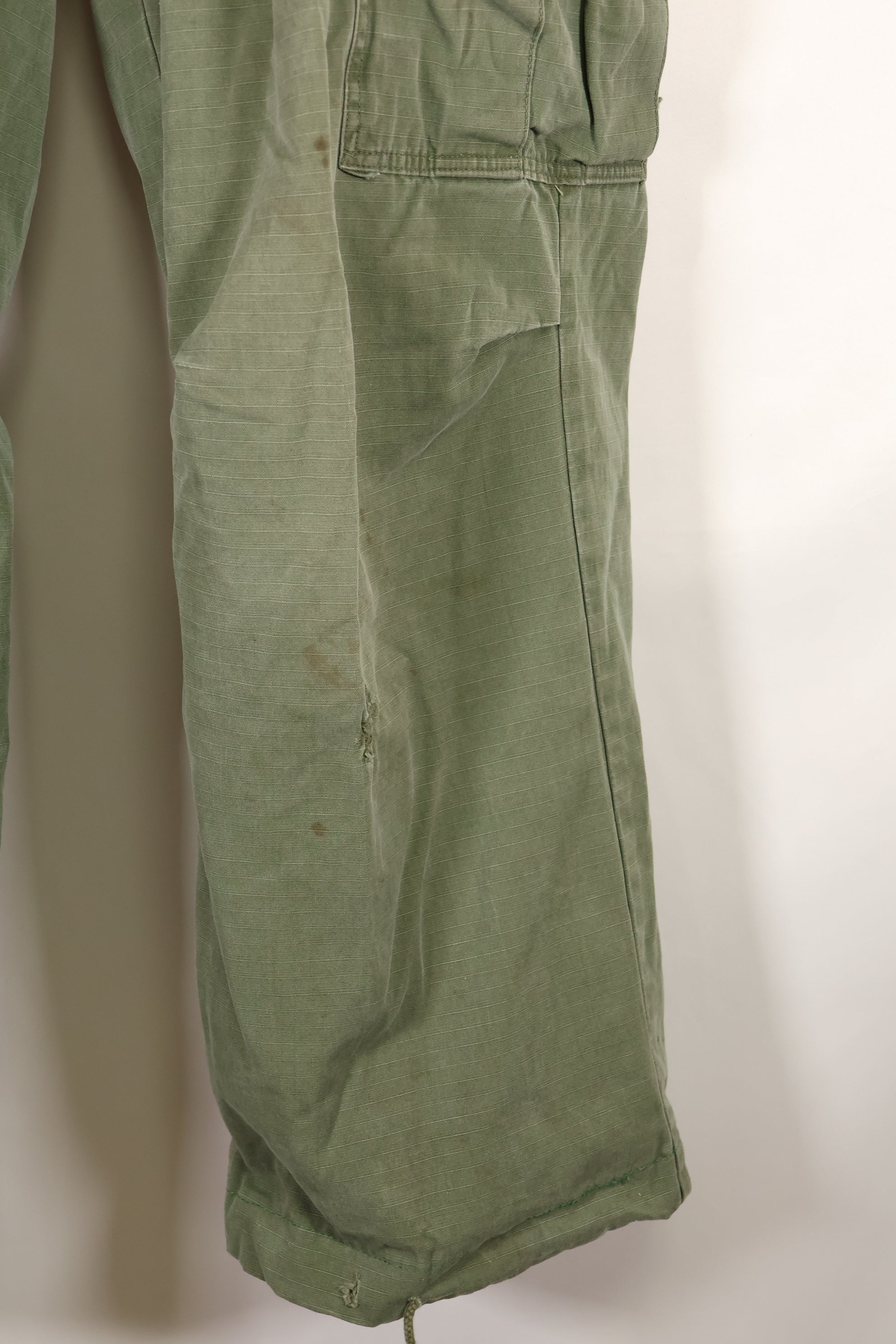 Circa 1968 S-R Size 4th Model Jungle Fatigue Pants, Used, Released by Film Company