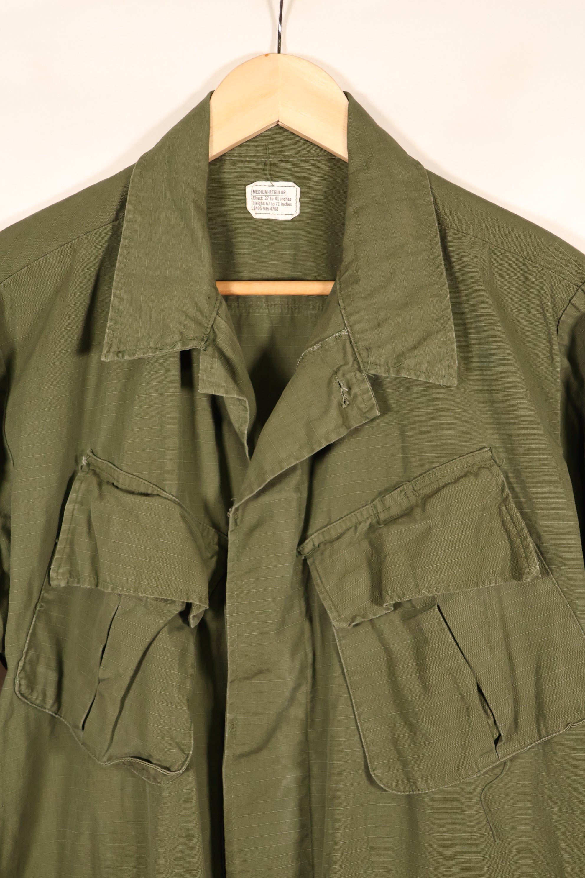 1969 Contract M-R 4th Model Jungle Fatigue Jacket—Good Condition—Used