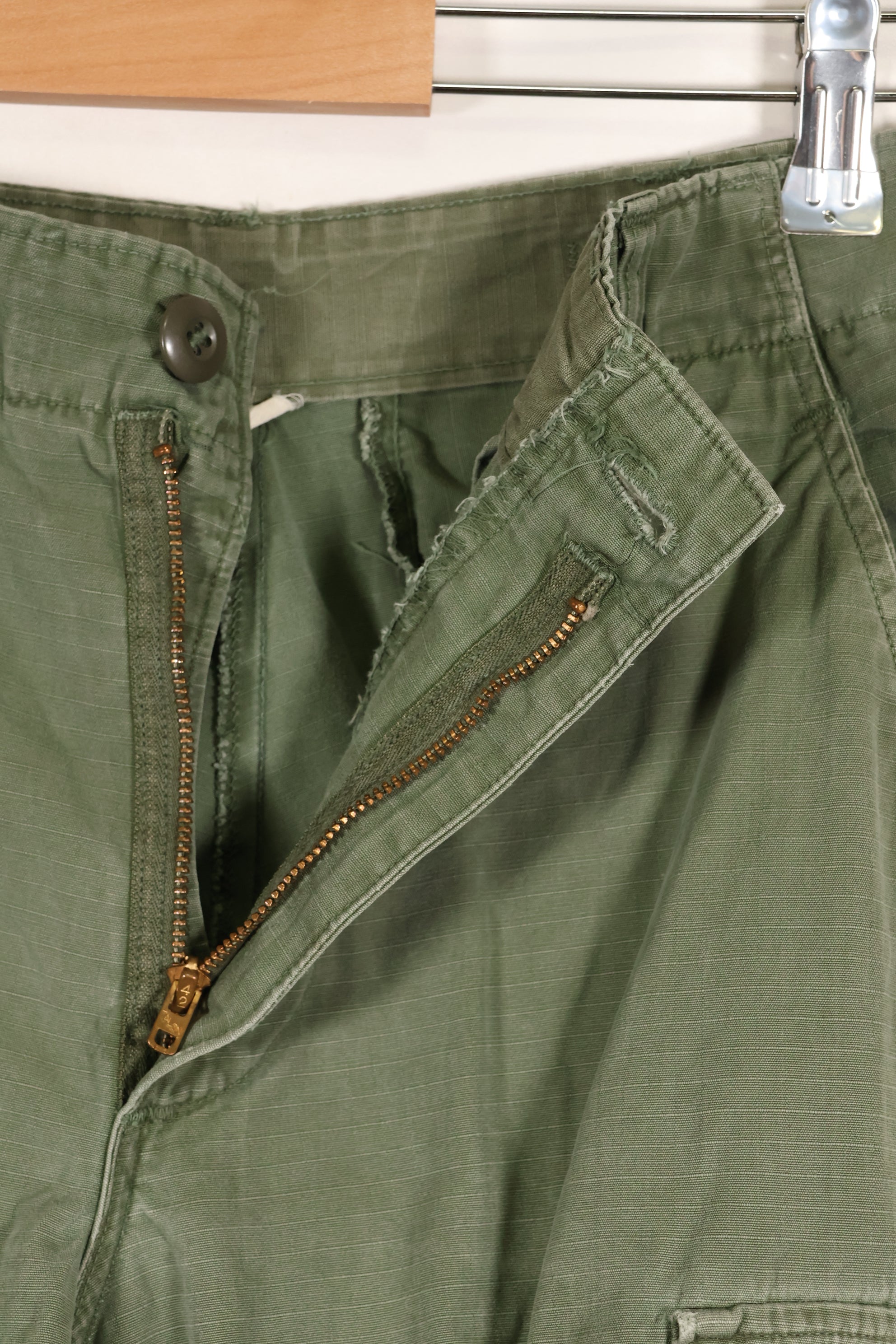 Circa 1968 S-R Size 4th Model Jungle Fatigue Pants, Used, Released by Film Company