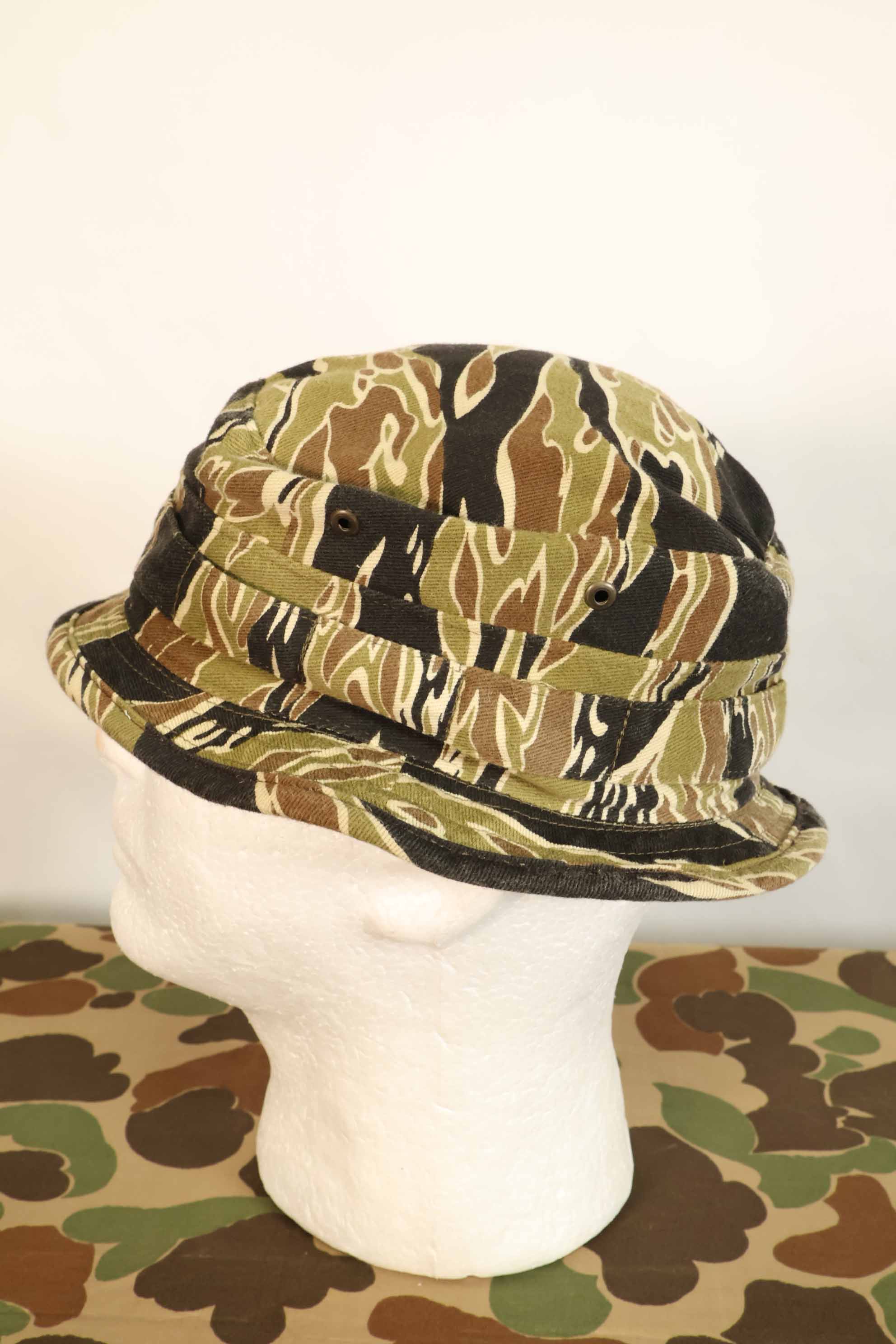 Limited Production Aged MILITARIA 1911 Early Gold Tiger CISO Cut Booney Hat Short Brim Modified A