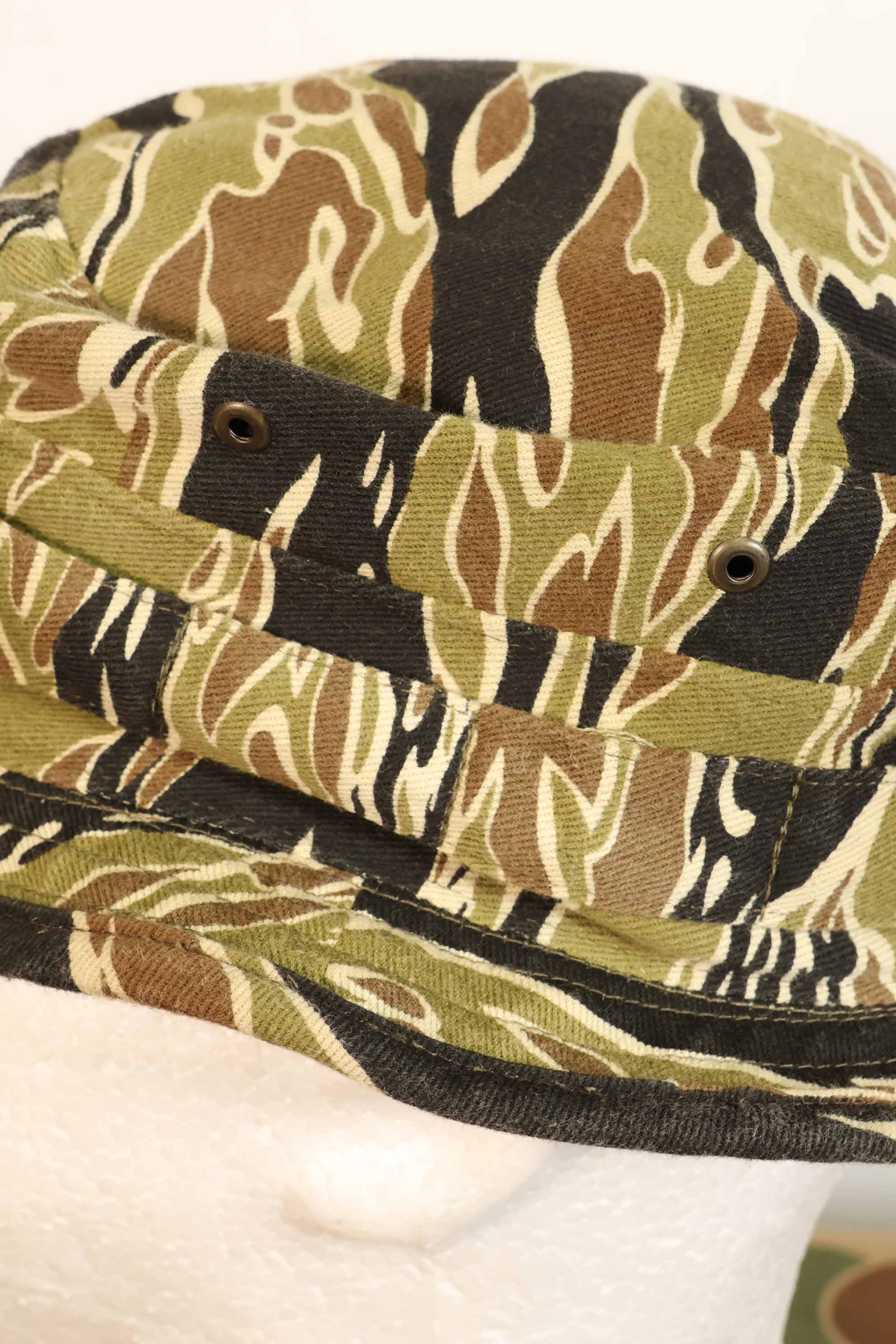 Limited Production Aged MILITARIA 1911 Early Gold Tiger CISO Cut Booney Hat Short Brim Modified A