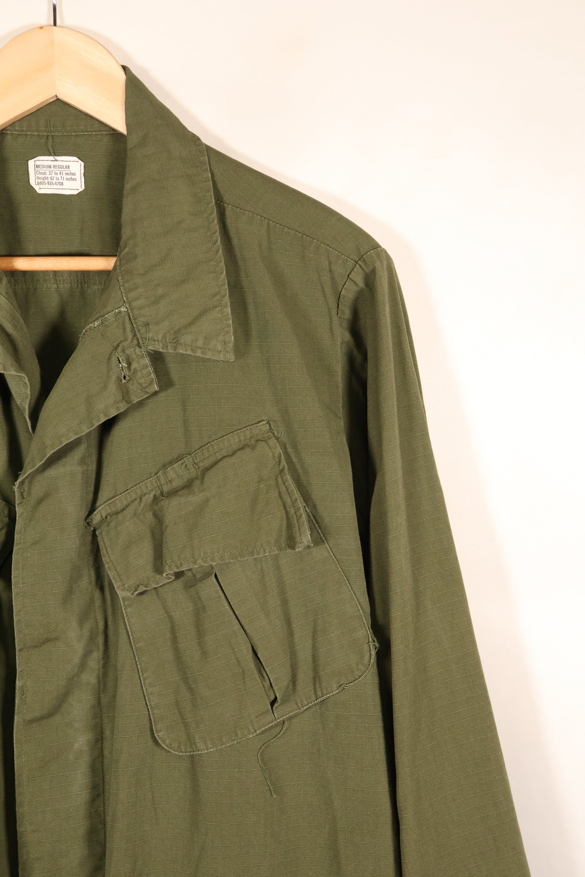 1969 Contract M-R 4th Model Jungle Fatigue Jacket—Good Condition—Used