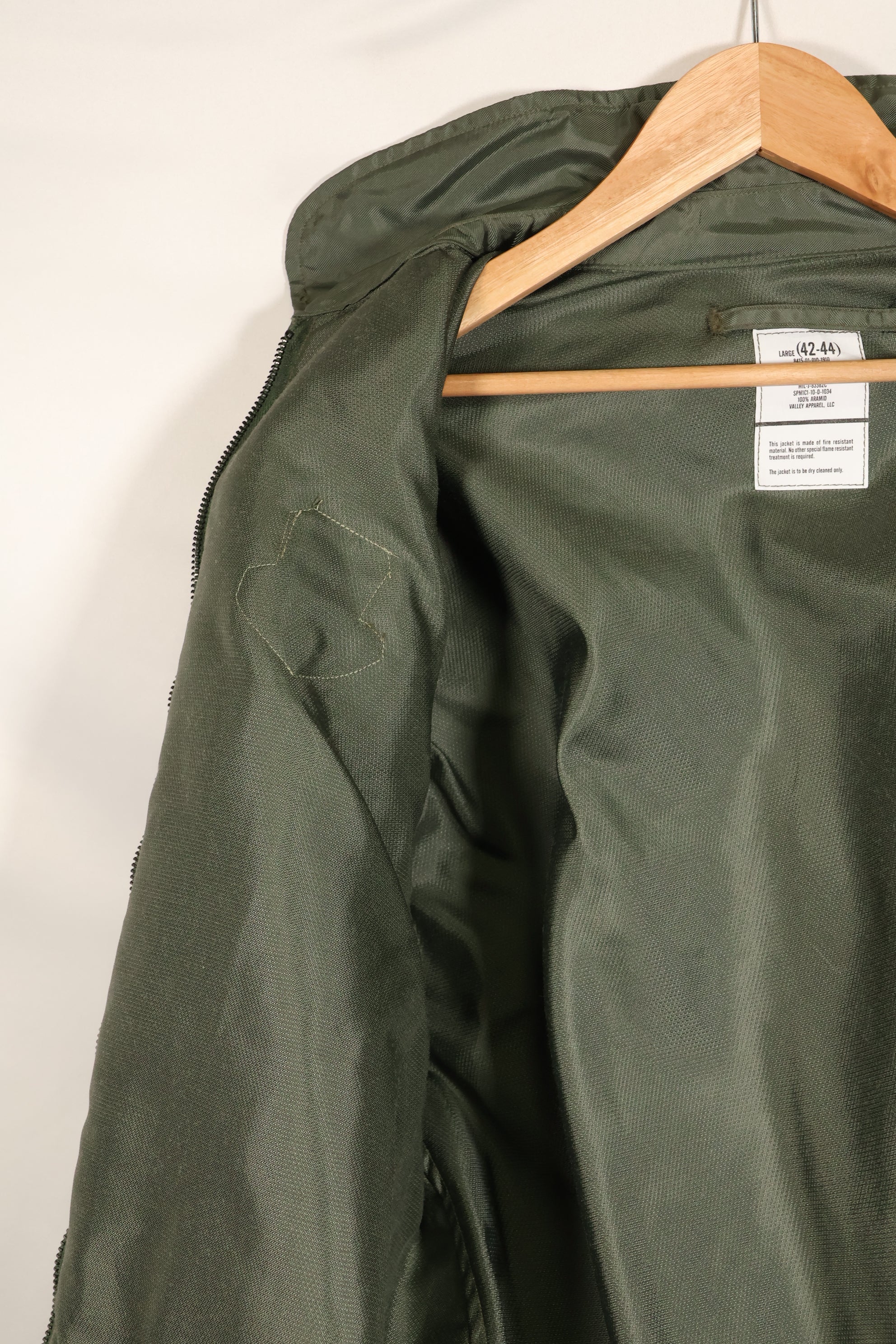 2010年契約　LARGE　アメリカ空軍　CWU-36P　ライトゾーン フライトジャケット　未使用品