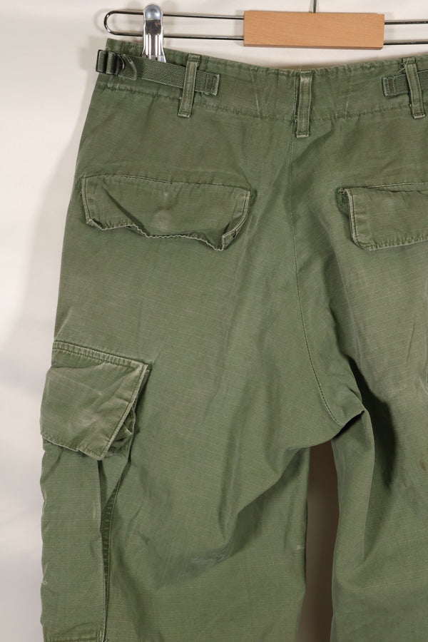 Circa 1968 S-R Size 4th Model Jungle Fatigue Pants, Used, Released by Film Company