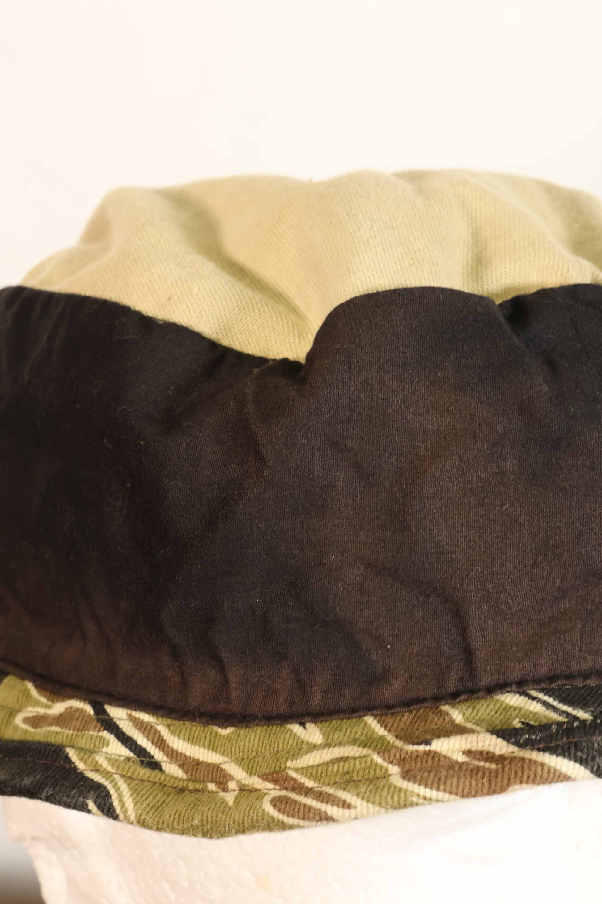 Limited Production Aged MILITARIA 1911 Early Gold Tiger CISO Cut Booney Hat Short Brim Modified A