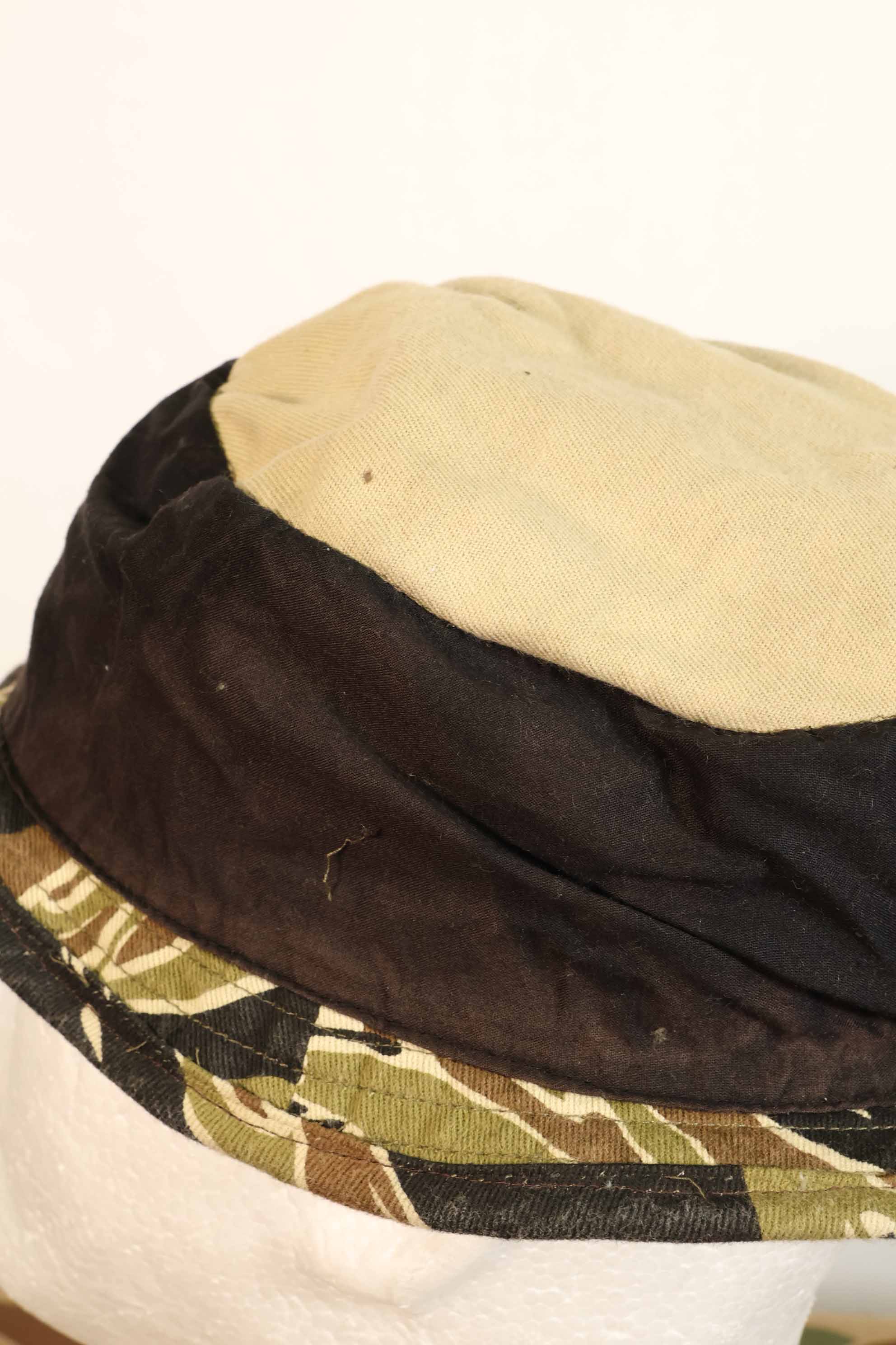 Limited Production Aged MILITARIA 1911 Early Gold Tiger CISO Cut Booney Hat Short Brim Modified A