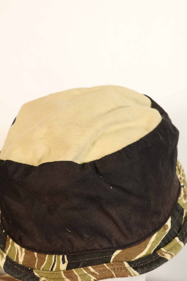 Limited Production Aged MILITARIA 1911 Early Gold Tiger CISO Cut Booney Hat Short Brim Modified A