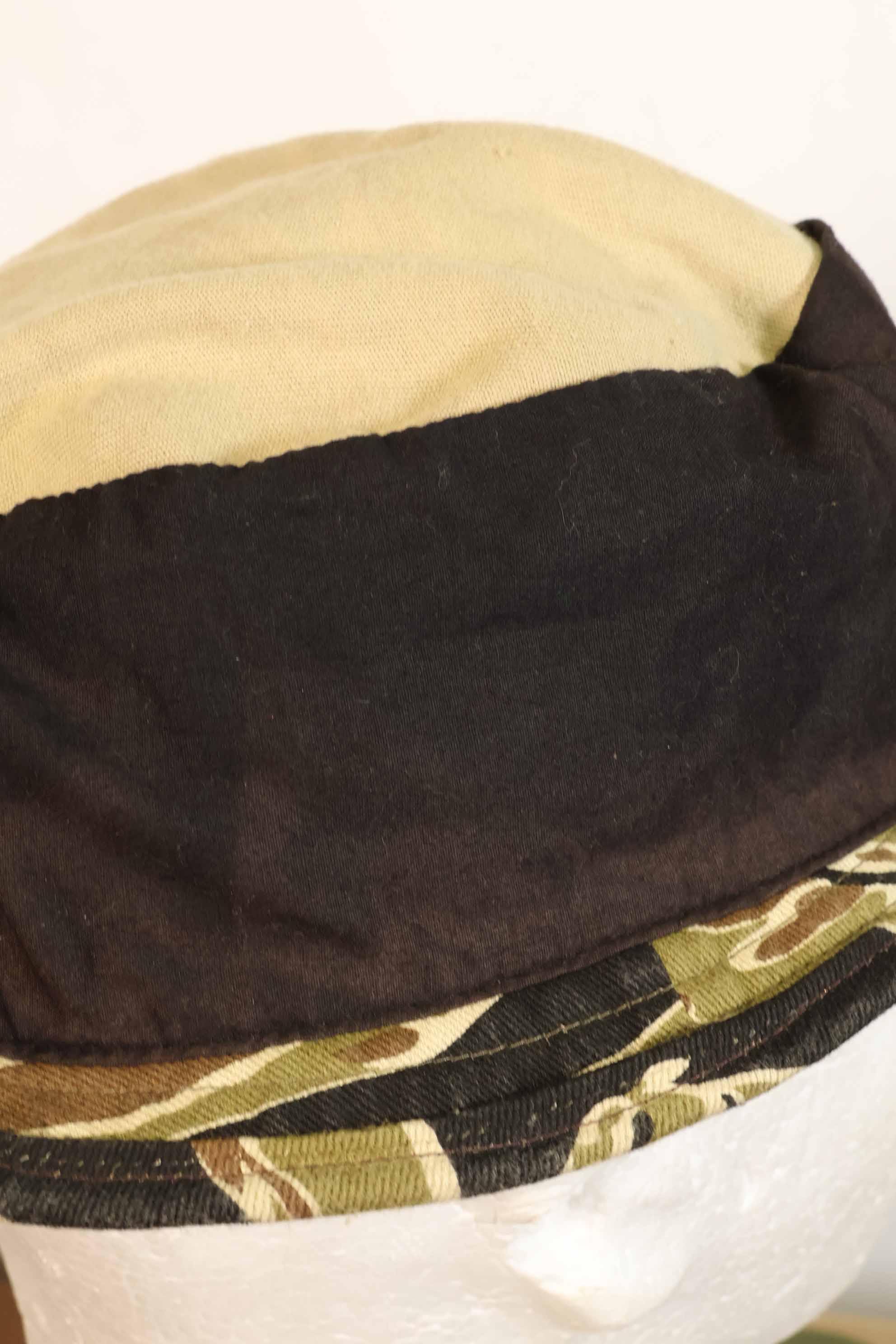 Limited Production Aged MILITARIA 1911 Early Gold Tiger CISO Cut Booney Hat Short Brim Modified A