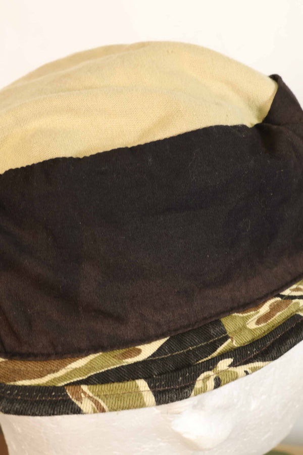 Limited Production Aged MILITARIA 1911 Early Gold Tiger CISO Cut Booney Hat Short Brim Modified A