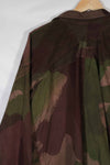 実物　1940年代　WWII 英軍　Windproof迷彩　インドシナ戦争　ジッパーカスタムジャケット　中古品