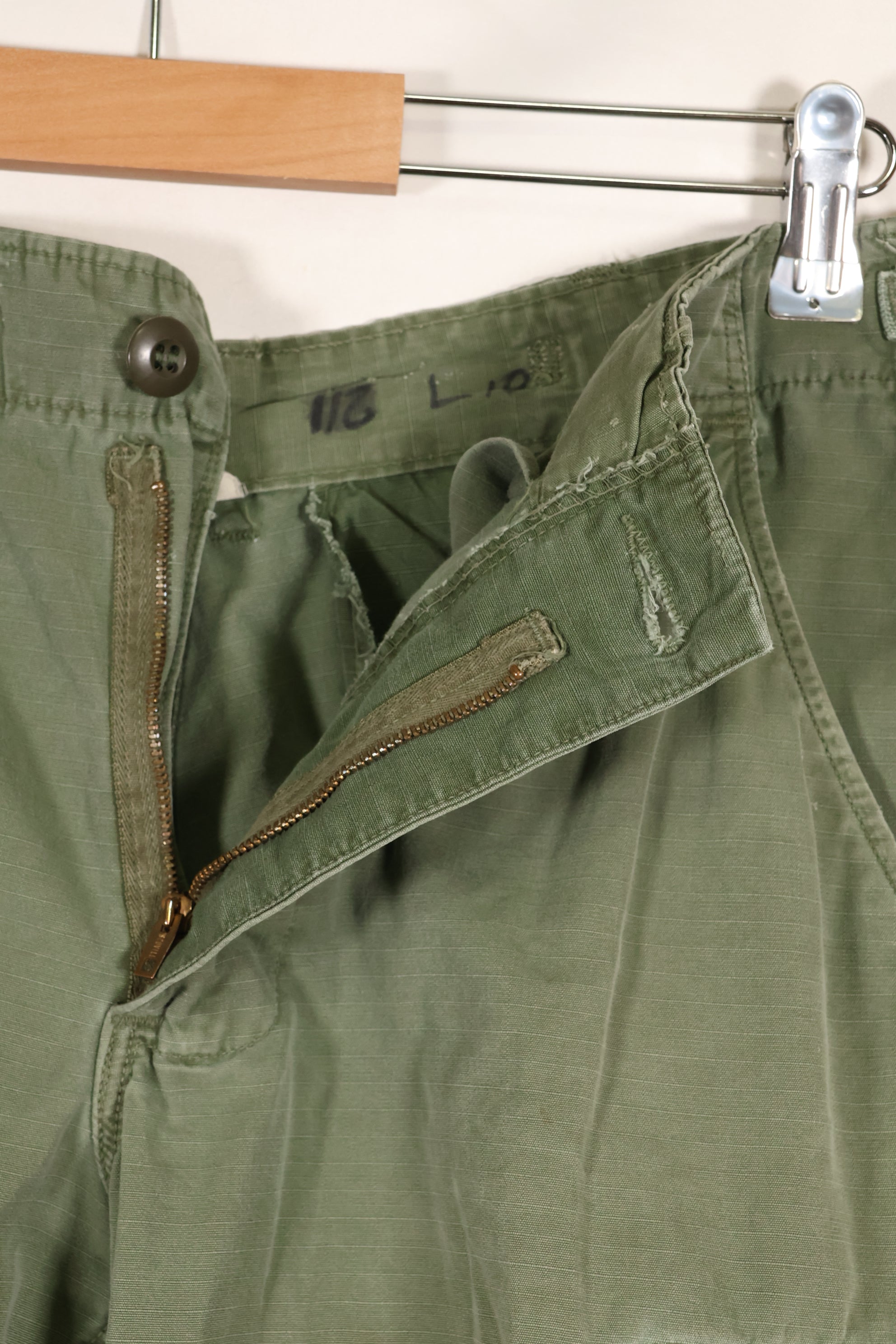 Circa 1969 S-S Size 4th Model Jungle Fatigue Pants, Used, Film Company Release C