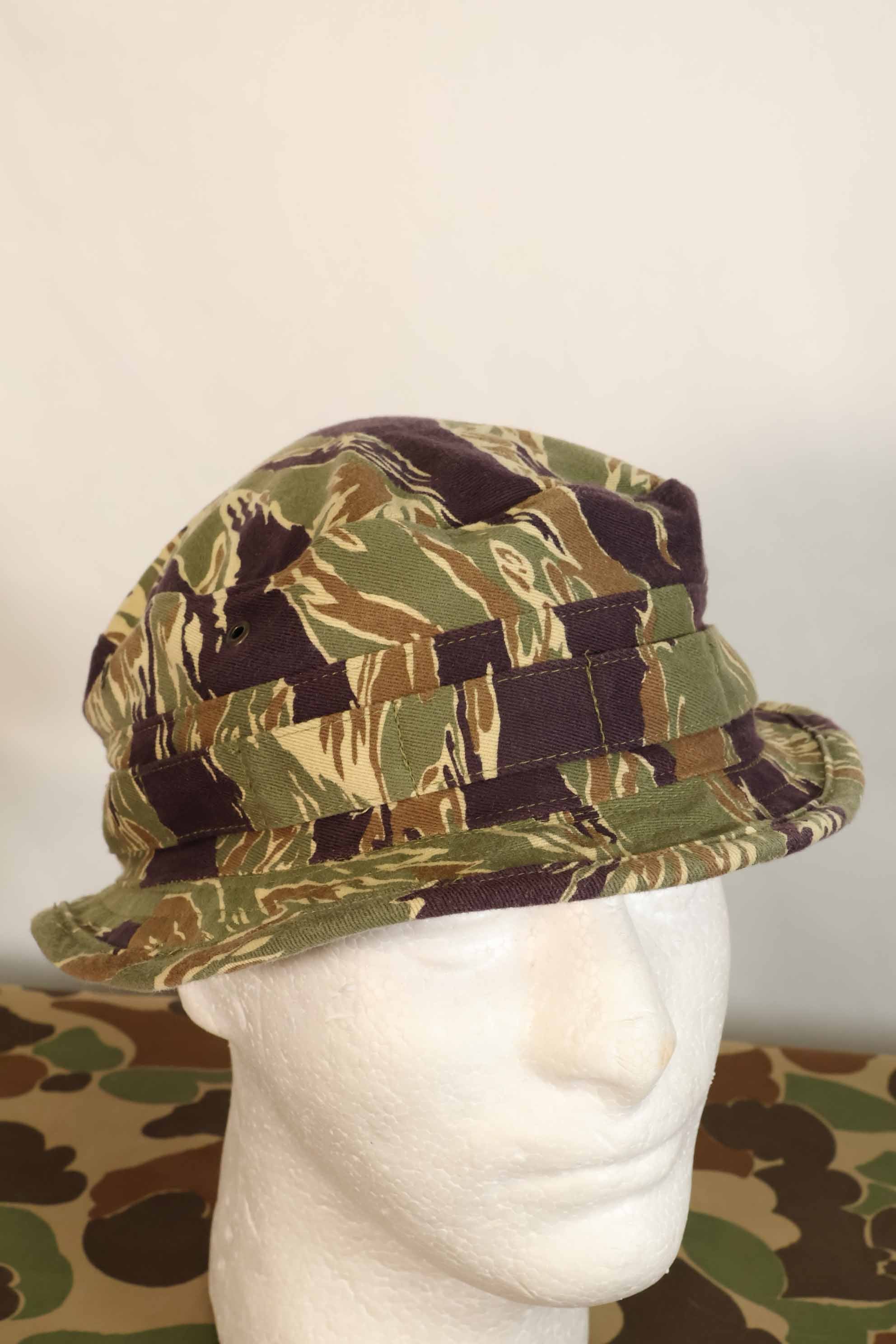 Limited quantity aged MILITARIA 1911 Okinawa Tiger CISO Cut Booney Hat Short Brim Modified A