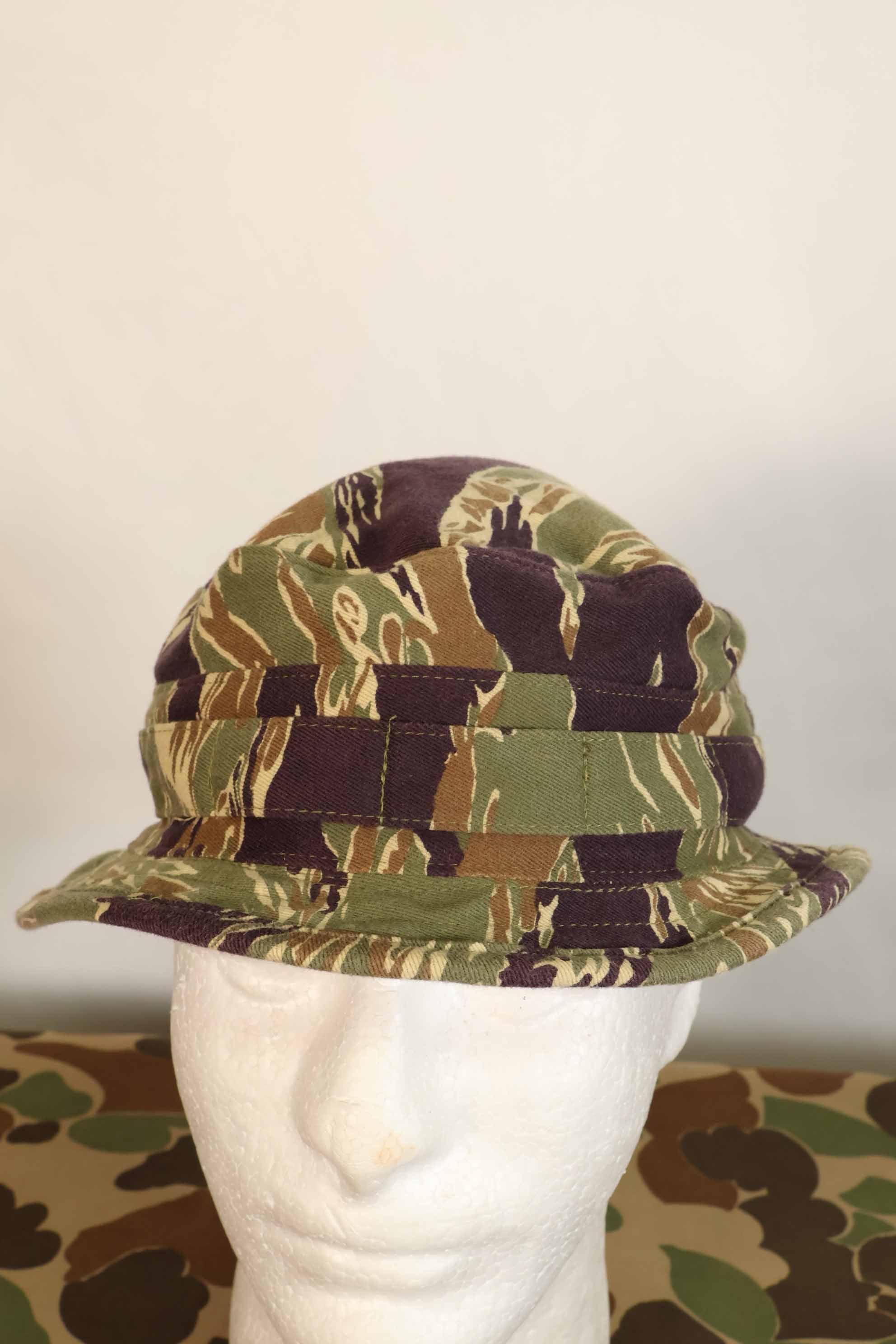 Limited quantity aged MILITARIA 1911 Okinawa Tiger CISO Cut Booney Hat Short Brim Modified A