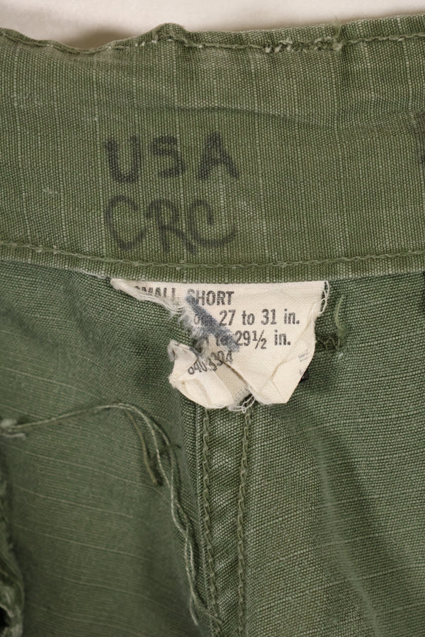 Circa 1969 S-S Size 4th Model Jungle Fatigue Pants, Used, Film Company Release C