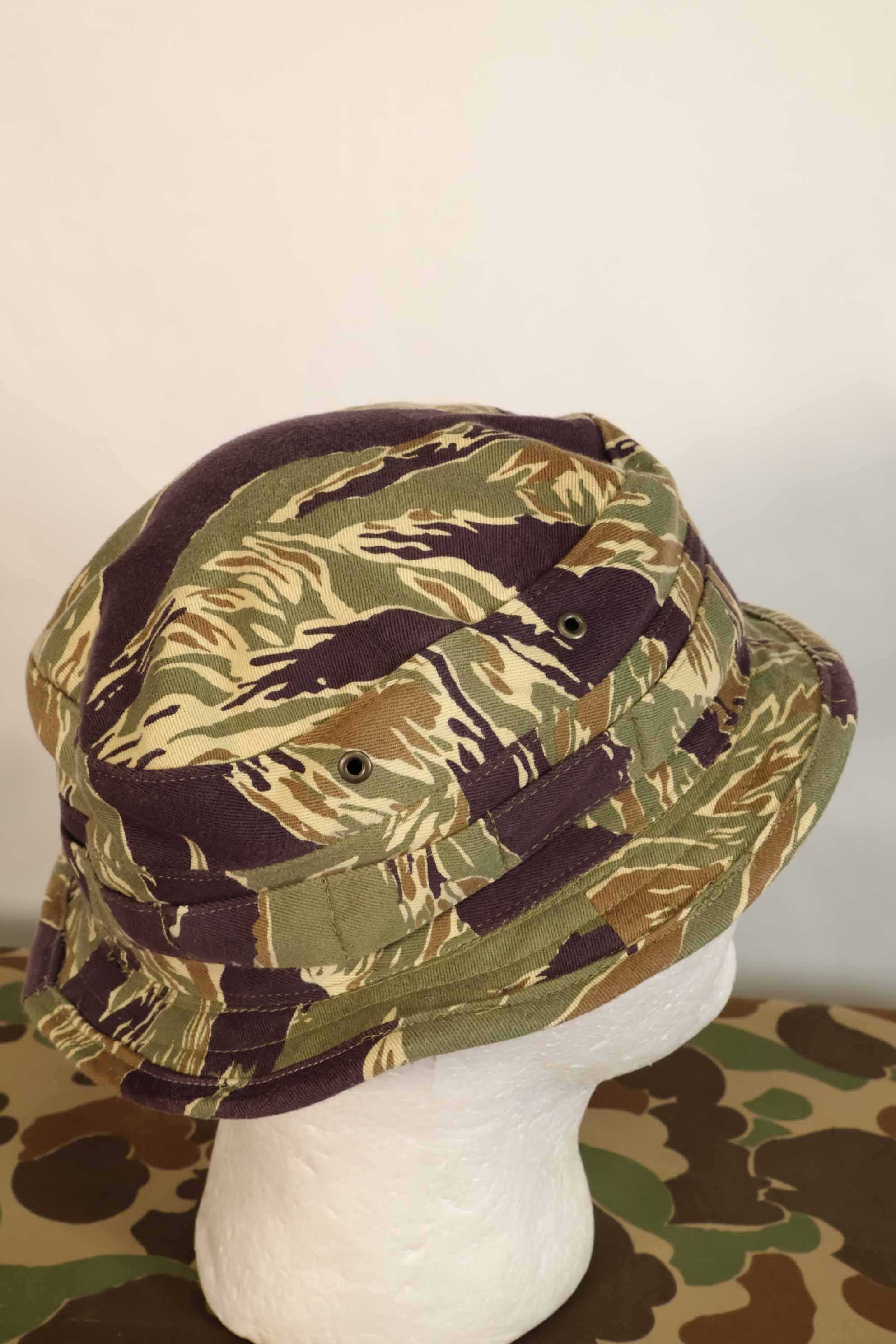 Limited quantity aged MILITARIA 1911 Okinawa Tiger CISO Cut Booney Hat Short Brim Modified A