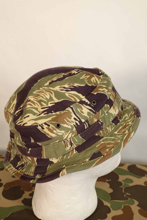 Limited quantity aged MILITARIA 1911 Okinawa Tiger CISO Cut Booney Hat Short Brim Modified A