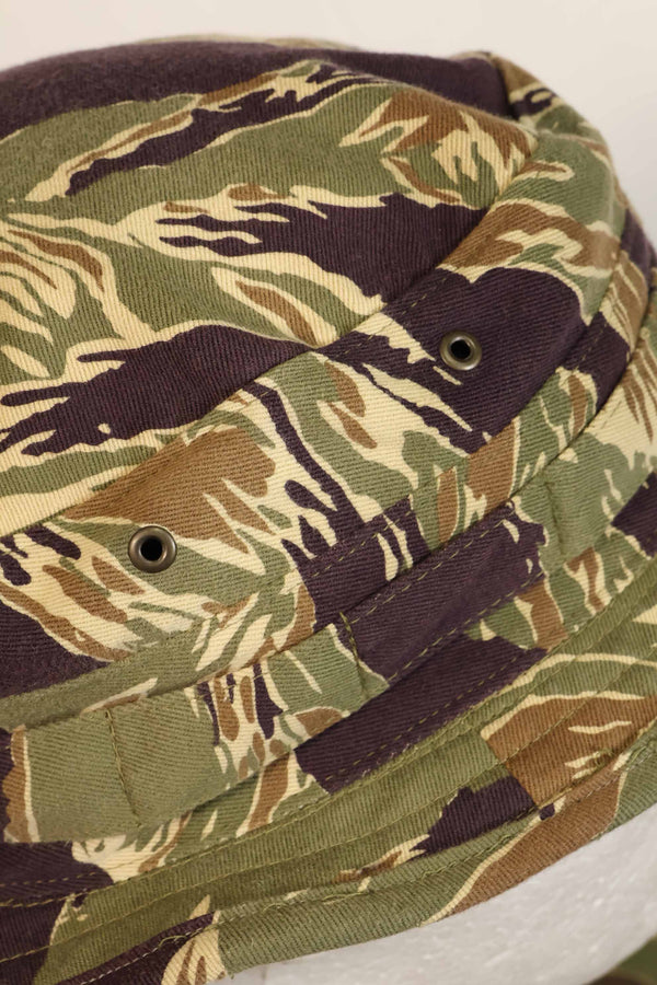 Limited quantity aged MILITARIA 1911 Okinawa Tiger CISO Cut Booney Hat Short Brim Modified A